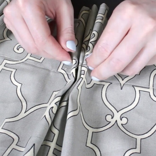 French Pleat Curtain Detail Being Added in Austin, TX